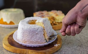 Bolo Redondo Leite Ninho