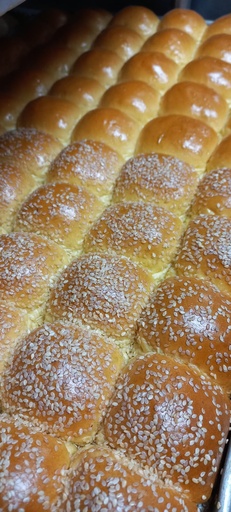 Mini Brioche com Gergelim 8 Unidades