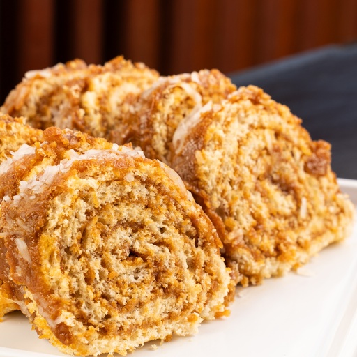 Rocambole Doce de Leite Bandeja